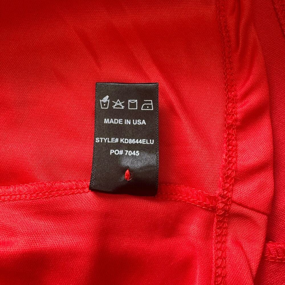 LULUS Stretchy dress fit and flare Delightful Surprise Salmon skater dress LARGE - Picture 8 of 12